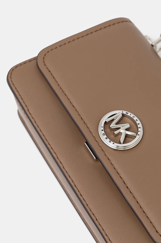 Кожаная сумочка MICHAEL Michael Kors коричневый 32T4SD8C5L