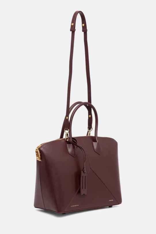 Usnjena torbica Victoria Beckham B324AAC005750A bordo AW24