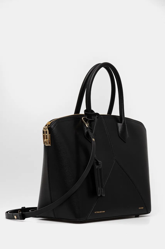 Δερμάτινη τσάντα Victoria Beckham B324AAC005750A μαύρο AW24