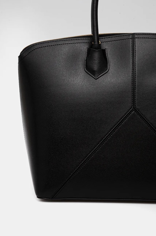 Αξεσουάρ Δερμάτινη τσάντα Victoria Beckham B324AAC005750A μαύρο