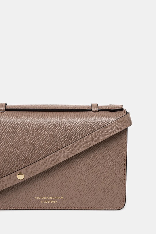 Accesorii Victoria Beckham poseta de piele B424AAC005975A bej