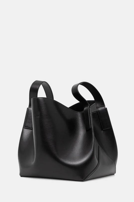 Kožená kabelka Victoria Beckham B424AAC005986A černá AW24