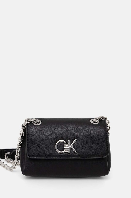Calvin Klein torebka nie mieści A4 czarny K60K612546
