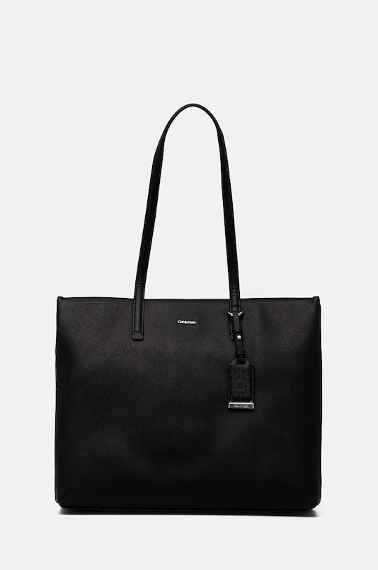 Calvin Klein torebka mieści A4 czarny K60K612547