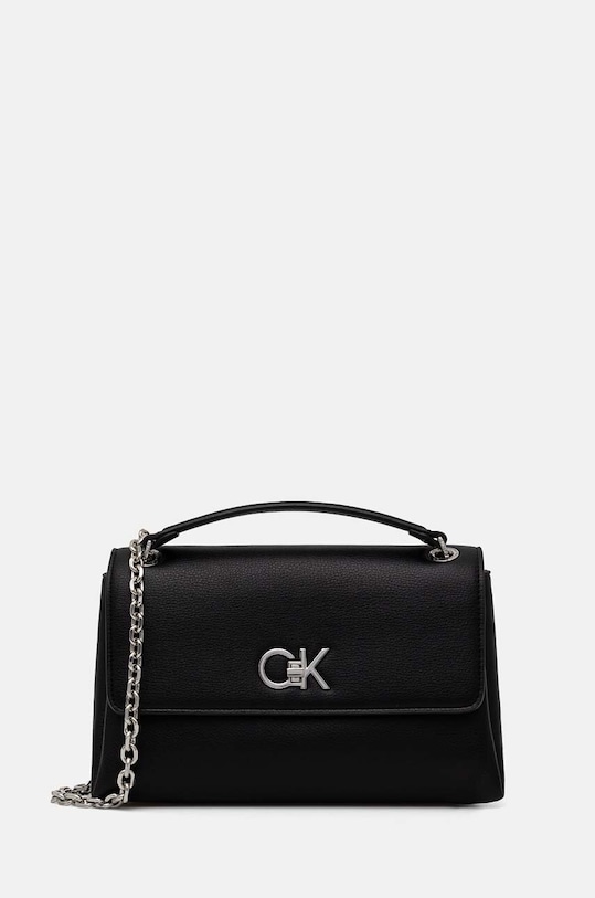 Calvin Klein torebka nie mieści A4 czarny K60K612554