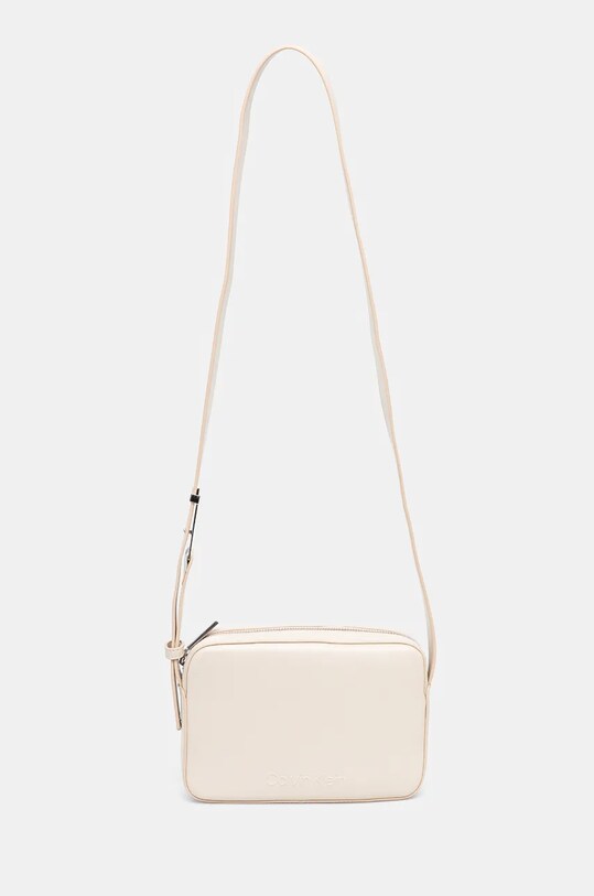 Τσάντα Calvin Klein συνθετικό μπεζ K60K612555