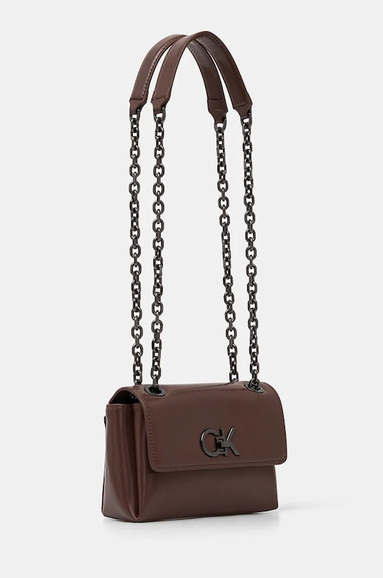 Calvin Klein torebka K60K612558 brązowy AW24