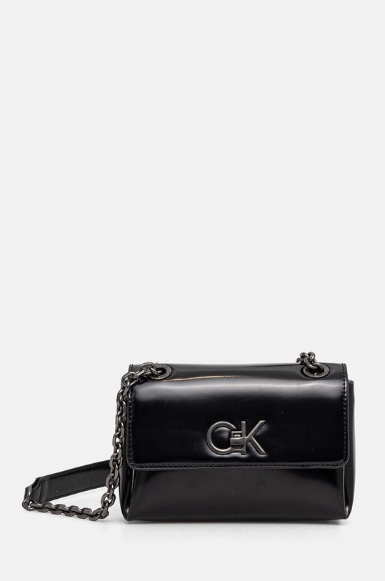 Calvin Klein torebka nie mieści A4 czarny K60K612558