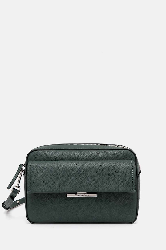 Calvin Klein torebka nie mieści A4 zielony K60K612564