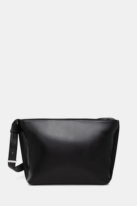 Kabelka Calvin Klein jednofarebný čierna K60K612570