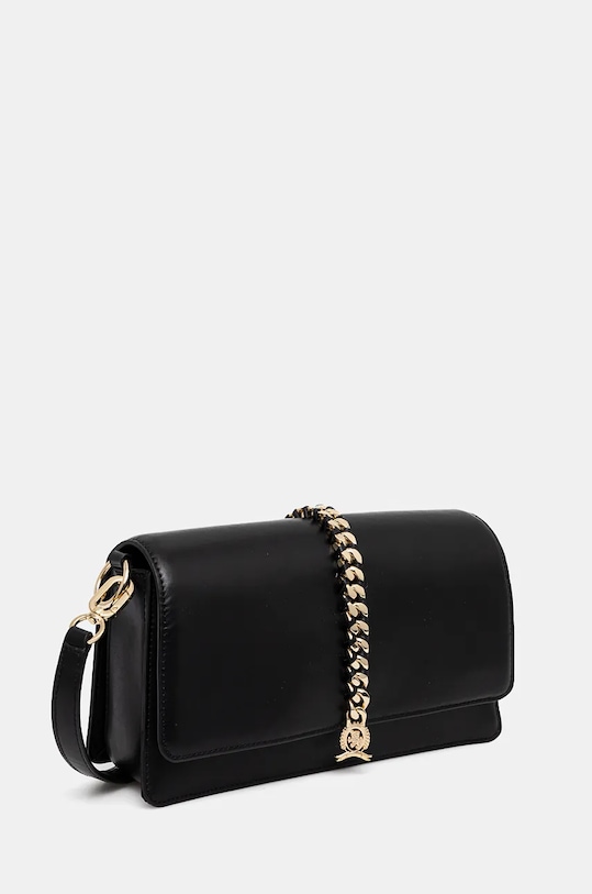 Kožená kabelka Tommy Hilfiger AW0AW16459 čierna AW24