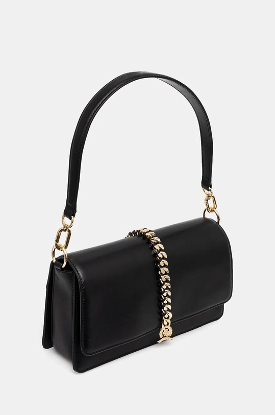 Kožená kabelka Tommy Hilfiger čierna AW0AW16459