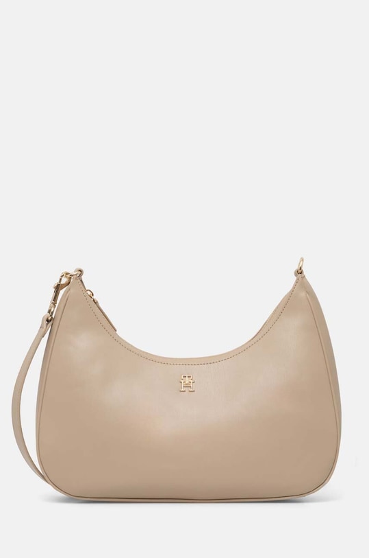 Tommy Hilfiger torebka nie mieści A4 beżowy AW0AW16463