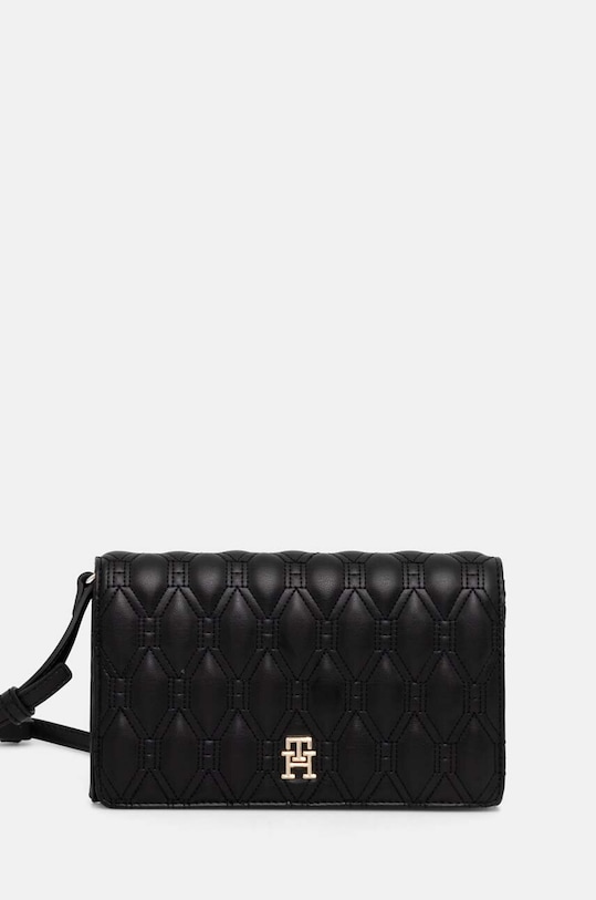 Чанта Tommy Hilfiger изкуствен черен AW0AW16466