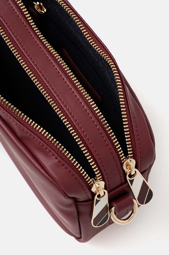 Kabelka Tommy Hilfiger AW0AW16475 burgundské