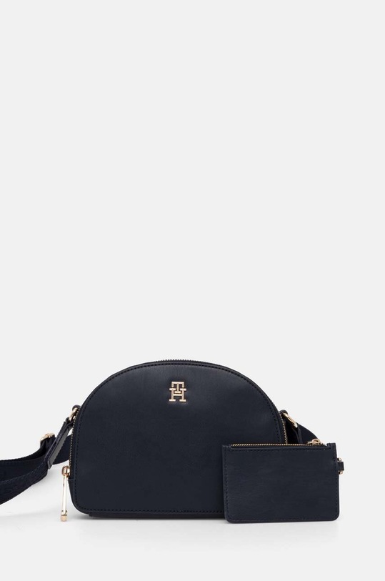 Tommy Hilfiger torebka nie mieści A4 granatowy AW0AW16482