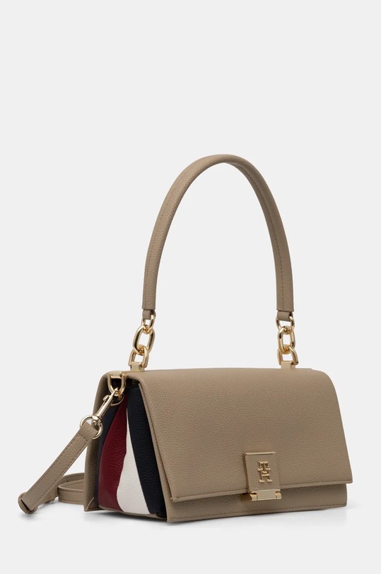 Τσάντα Tommy Hilfiger AW0AW17026 μπεζ NC24
