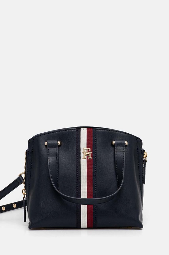 Τσάντα Tommy Hilfiger συνθετικό σκούρο μπλε AW0AW17066