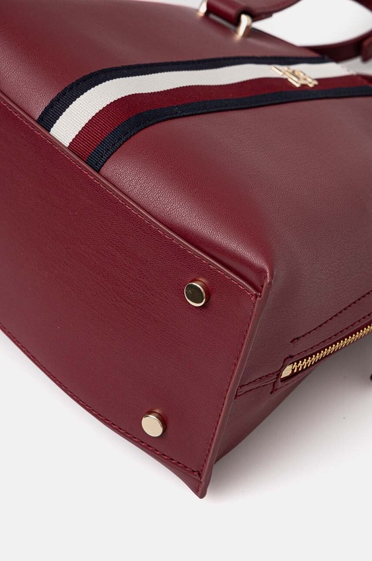 Kabelka Tommy Hilfiger AW0AW17066 burgundské