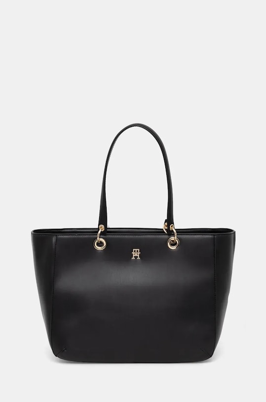 Τσάντα Tommy Hilfiger χωράει Α4 μαύρο AW0AW17365