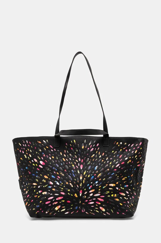 Desigual torebka BLACKWELL CAHUIL mieści A4 czarny 24WAXP90