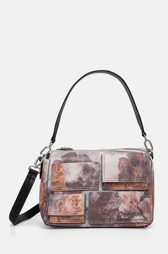 Desigual torebka POCKET BLOSSOM PHUKET nie mieści A4 beżowy 24WAXPAH
