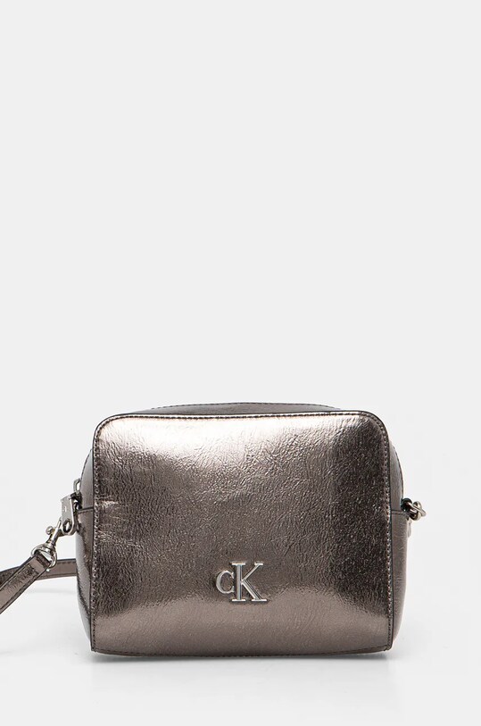 Calvin Klein Jeans torebka nie mieści A4 srebrny K60K612728