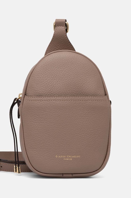 Kožená taška Gianni Chiarini NINA přírodní kůže béžová MP.11181.GRN