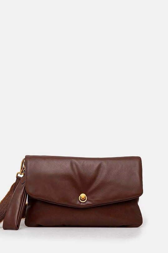 Шкіряна сумочка Gianni Chiarini MIREA лицьова шкіра коричневий BS.11211.FOUCLD.NA