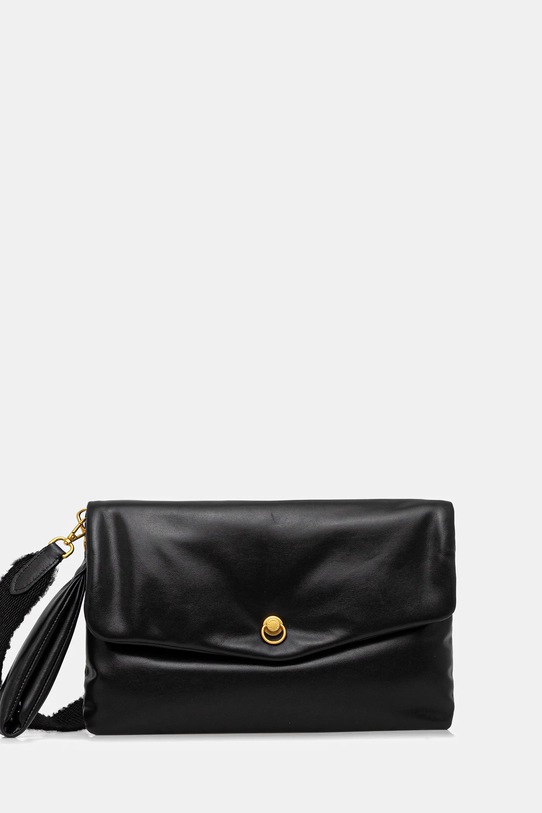 Шкіряна сумочка Gianni Chiarini MIREA лицьова шкіра чорний BS.11211.FOUCLD.NA