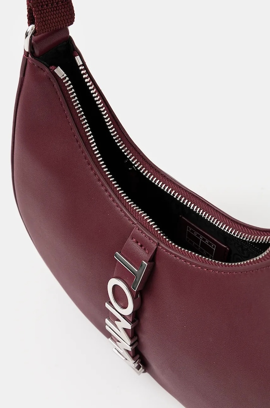 Kabelka Tommy Jeans AW0AW16510 burgundské
