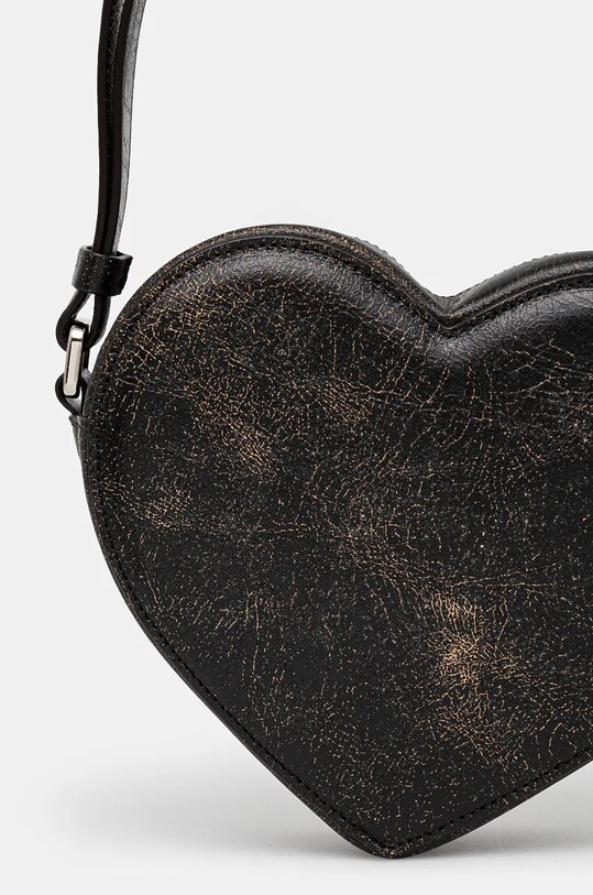 Аксессуары Сумочка AMBUSH Crackle Heart Shoulder Bag BWNN006F24LEA0011000 чёрный