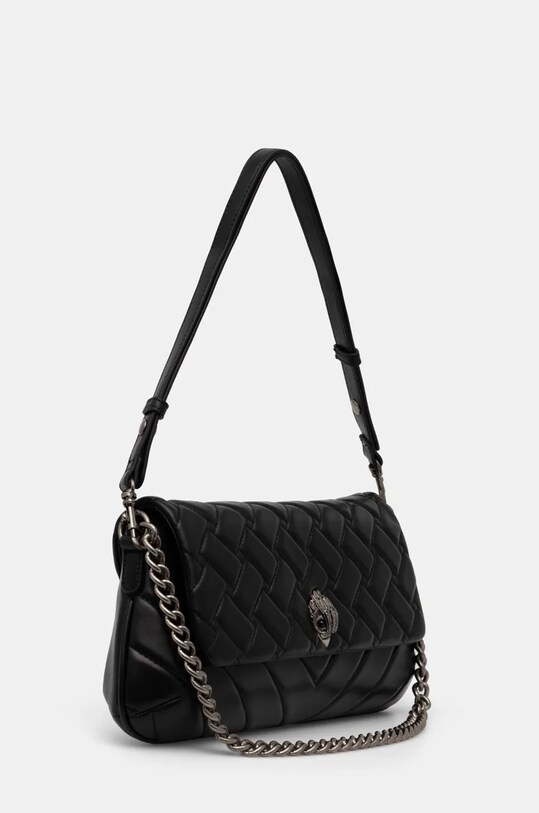 Шкіряна сумочка Kurt Geiger London KENSINGTON 3573900109 чорний AW24