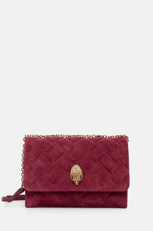 Шкіряна сумочка Kurt Geiger London KENSINGTON аплікація бордо 1257551219