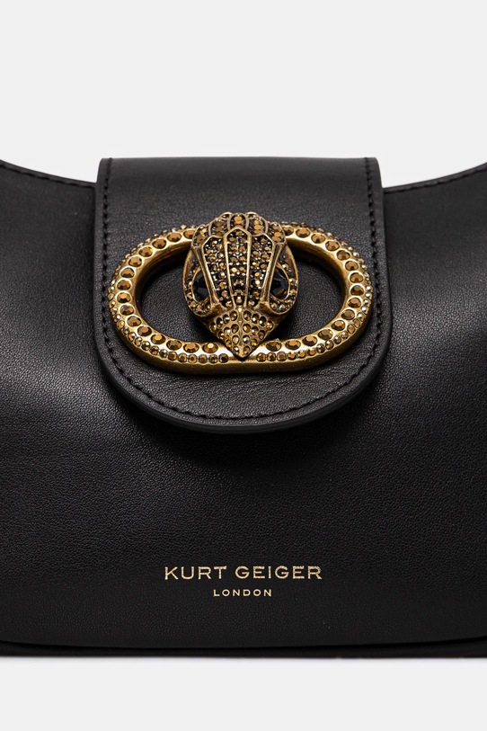 Akcesoria Kurt Geiger London torebka skórzana CHELSEA 3601100109 czarny