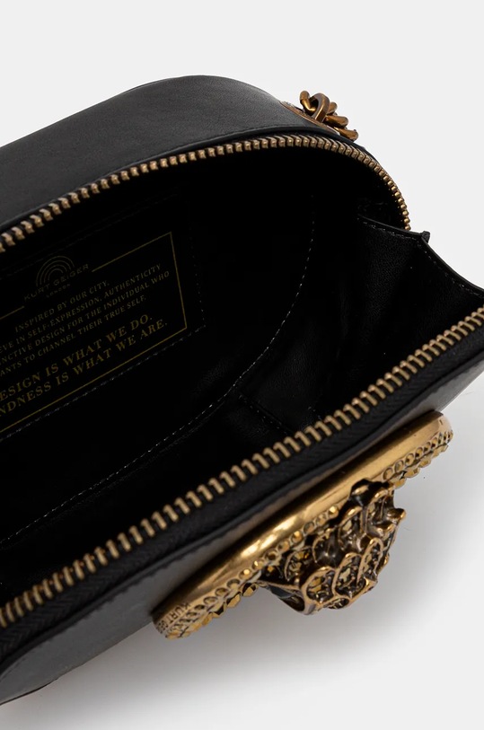 Kožená kabelka Kurt Geiger London CHELSEA 3600600109 čierna