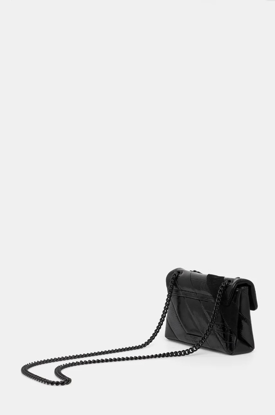 Accesorii Kurt Geiger London poseta de piele KENSINGTON 3574500189 negru