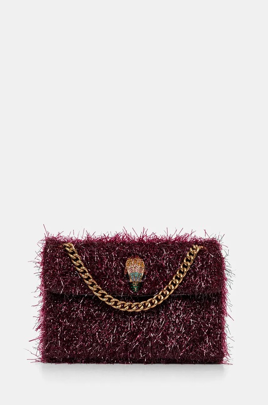 Kabelka Kurt Geiger London FABRIC KENSINGTON hladký burgundské 3588154999