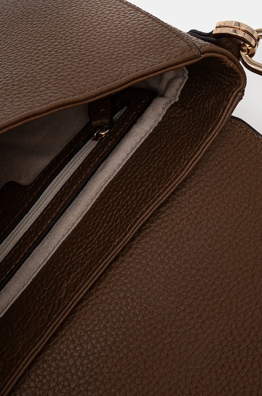 Δερμάτινη τσάντα Geox D25KAA.00046.C6372 καφέ