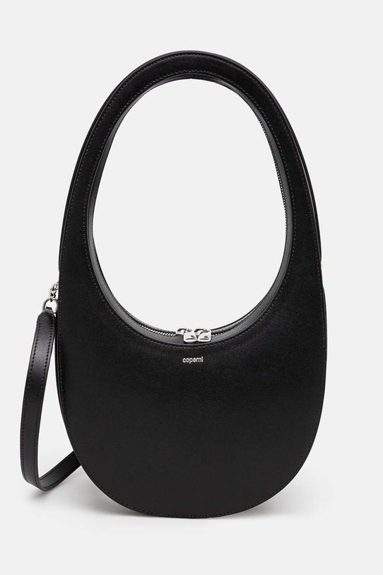 Τσάντα Coperni Crossbody Swipe Bag λείο δέρμα μαύρο COPBA38405