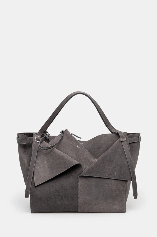 Coperni torebka skórzana Belt Cabas Bag skóra licowa szary COPBA74F6001