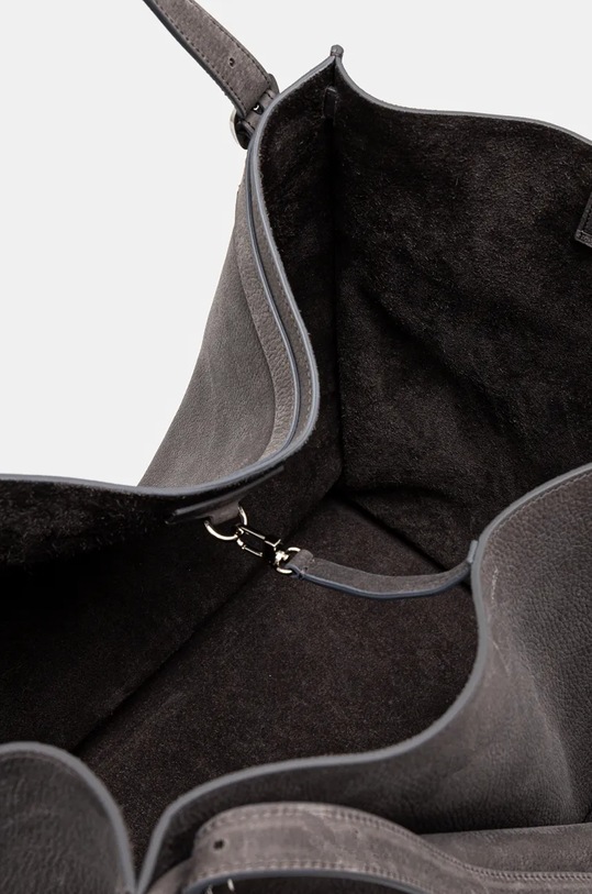 Coperni torebka skórzana Belt Cabas Bag COPBA74F6001 szary