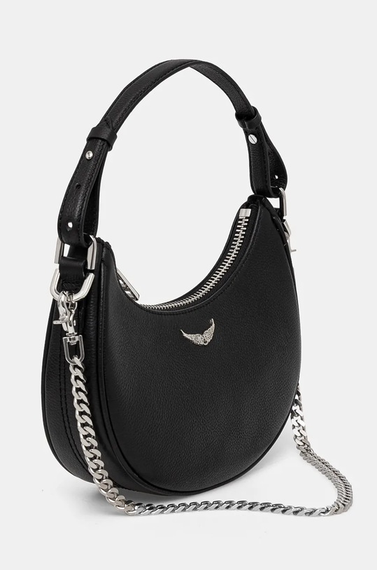 Δερμάτινη τσάντα ZADIG&VOLTAIRE LWBA02401 μαύρο AW24
