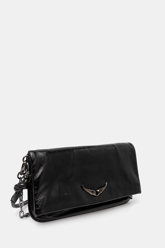 ZADIG&VOLTAIRE poseta de piele LWBA02521 negru AW24