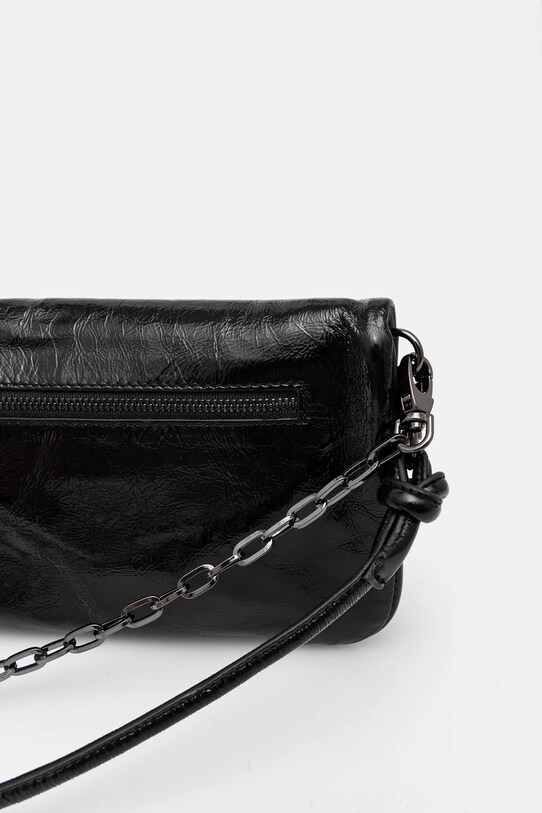 Accesorii ZADIG&VOLTAIRE poseta de piele LWBA02521 negru