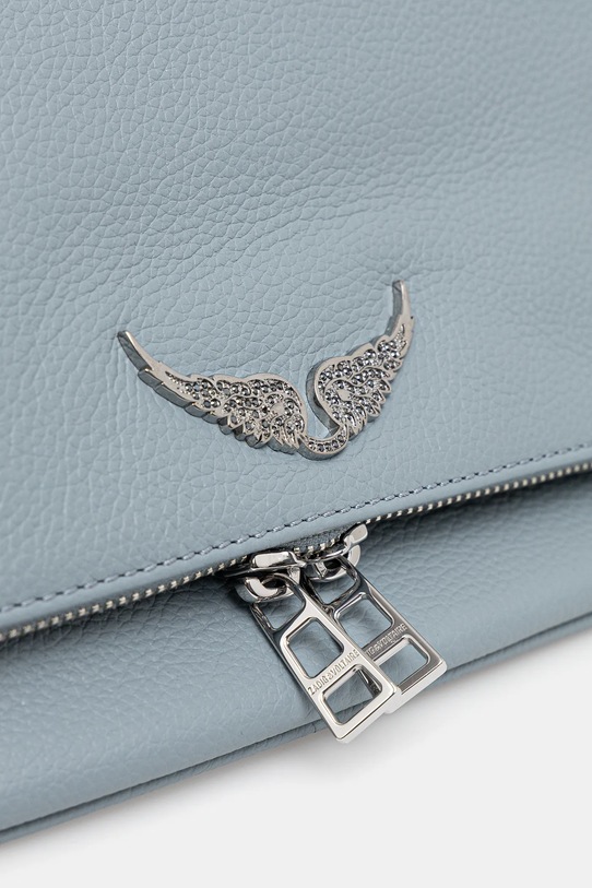 ZADIG&VOLTAIRE torebka skórzana niebieski LWBA00001