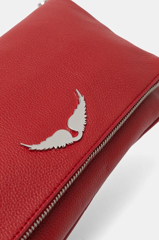 Accesorii ZADIG&VOLTAIRE poseta de piele LWBA00001 rosu