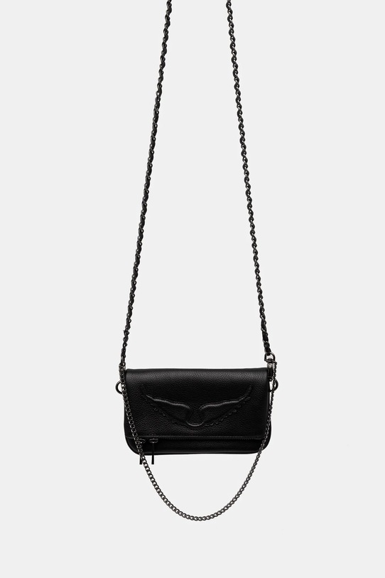 Δερμάτινη τσάντα ZADIG&VOLTAIRE LWBA02560 μαύρο AW24