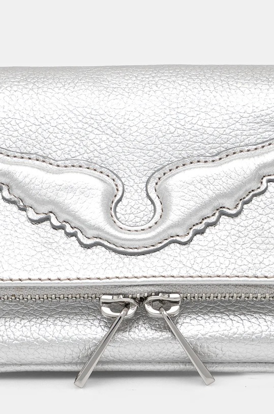 ZADIG&VOLTAIRE torebka skórzana srebrny LWBA02561