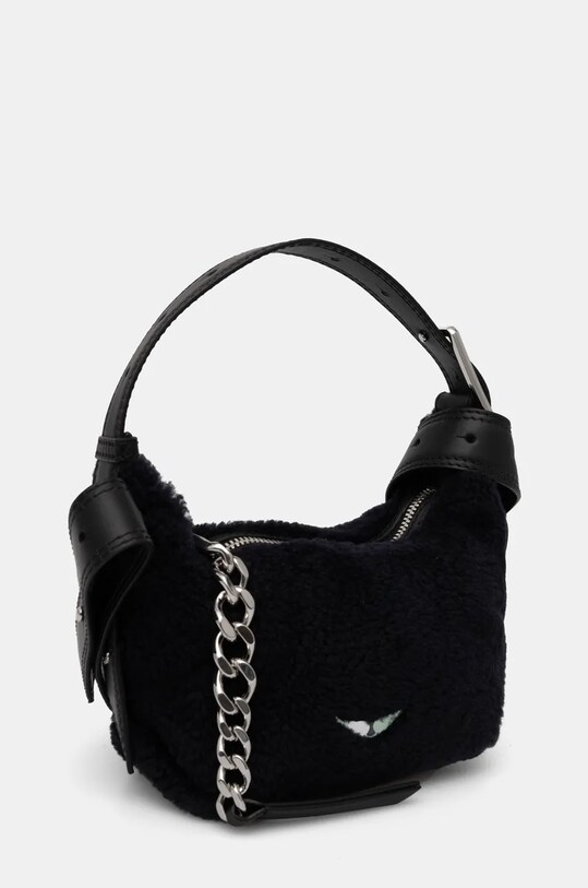Вовняна сумка ZADIG&VOLTAIRE LWBA02550 чорний AW24